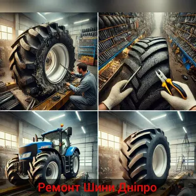 Ремонт шини 710/70R42 тракторна